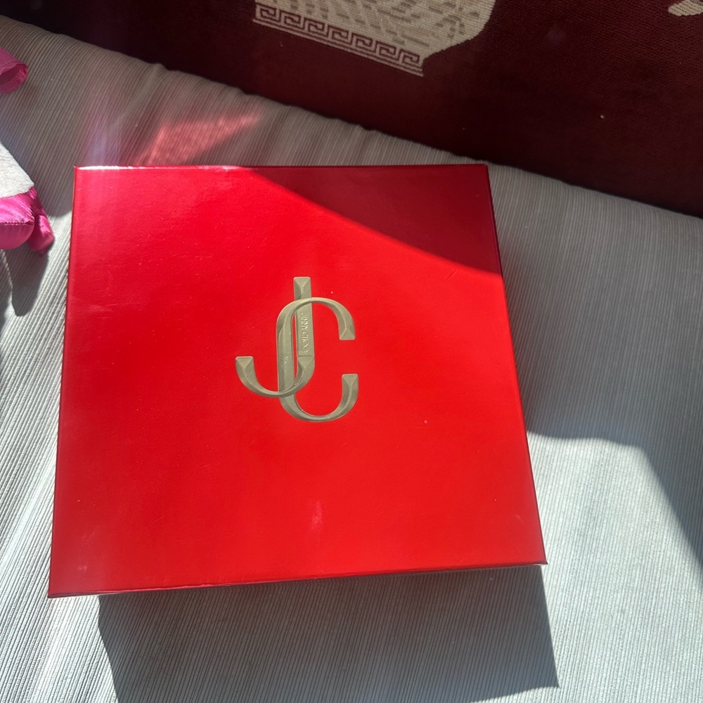 Jimmy Choo Red Box with Gold Logo